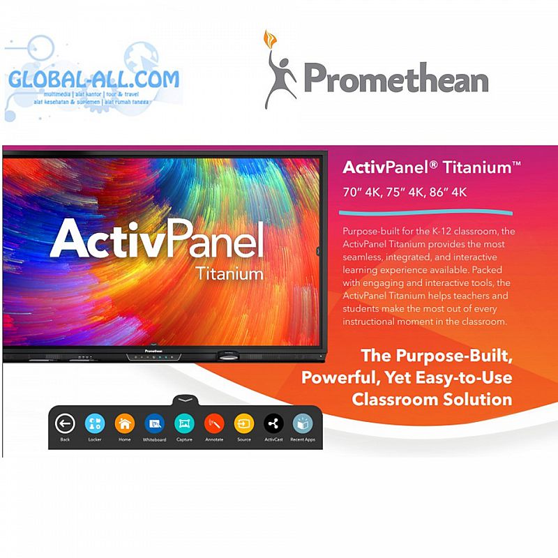 PROMETHEAN ACTIVPANEL TITANIUM AP7-B70-EU-1 70 INCH INTERAKTIF