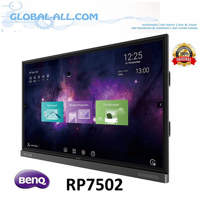 BENQ RP7502 75 INCH 4K INTERAKTIF FLAT PANEL