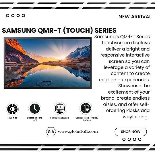 SAMSUNG QM32R-T 32 INCH TOUCH SCREEN SIGNAGE
