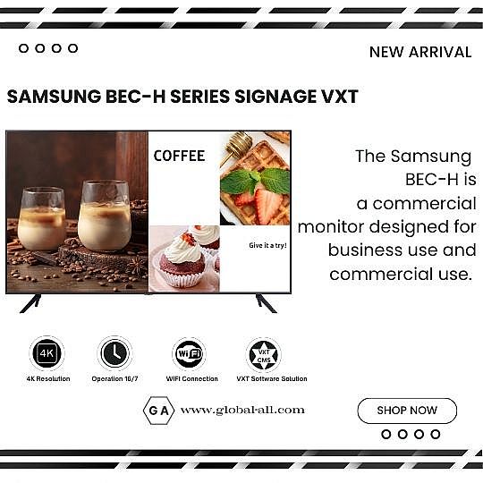 SAMSUNG BE43C-H 43 INCH SIGNAGE 4K VXT