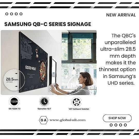 SAMSUNG QB65C 65 INCH SIGNAGE VNX