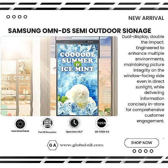 SAMSUNG OM55N-DS 55 INCH SIGNAGE SEMI OUTDOOR