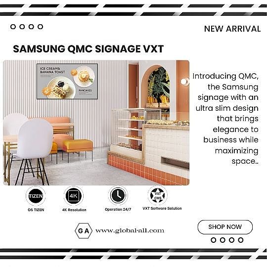 SAMSUNG QM65C 65 INCH 4K SIGNAGE