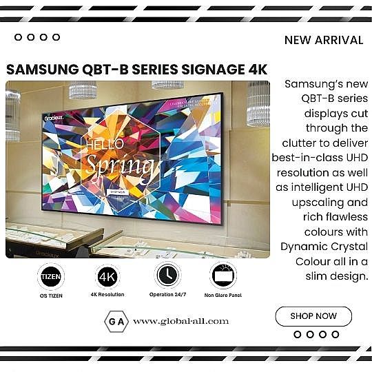SAMSUNG QB98T-B 98 INCH SIGNAGE 4K