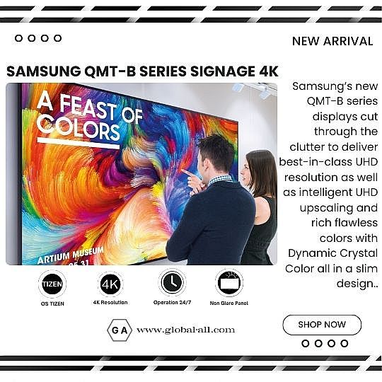 SAMSUNG QM98T-B 98 INCH SIGNAGE 4K