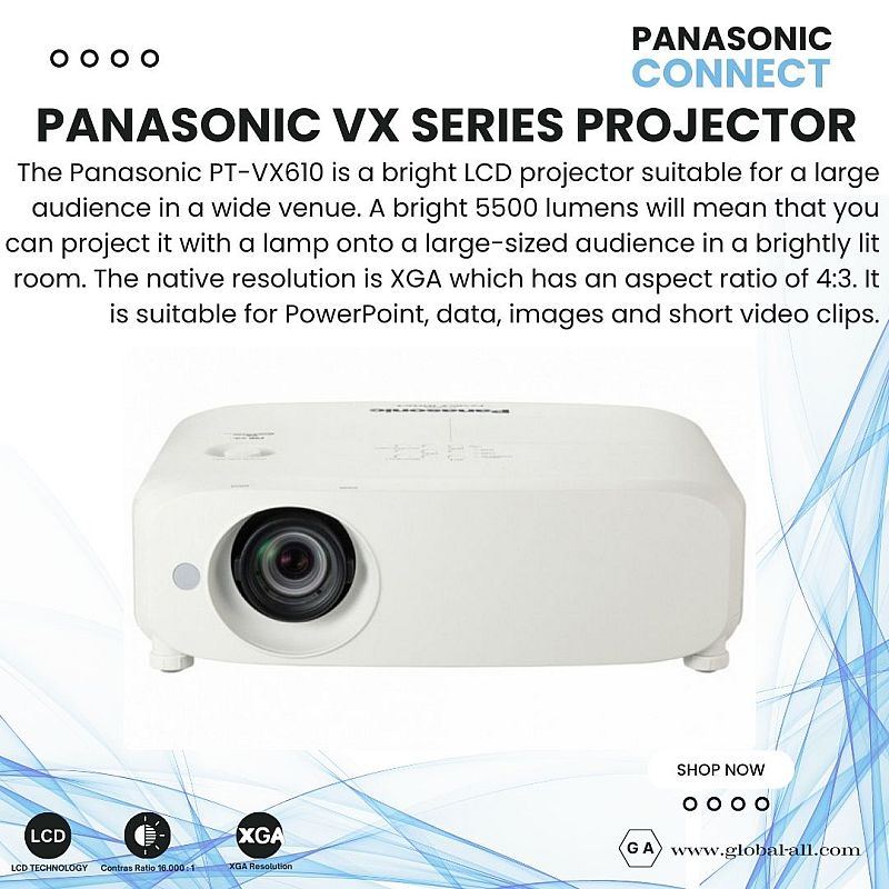 PANASONIC PT-VX610 PROYEKTOR 5500 ANSI XGA 