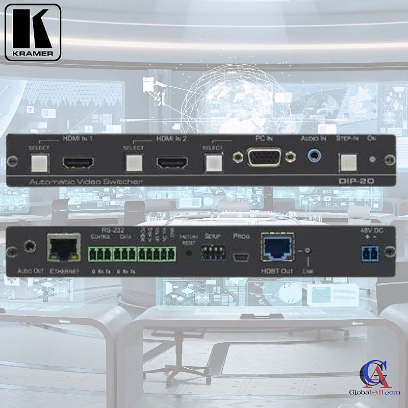 Kramer DIP20 VGA HDMI Auto Switcher Sinyal 4K