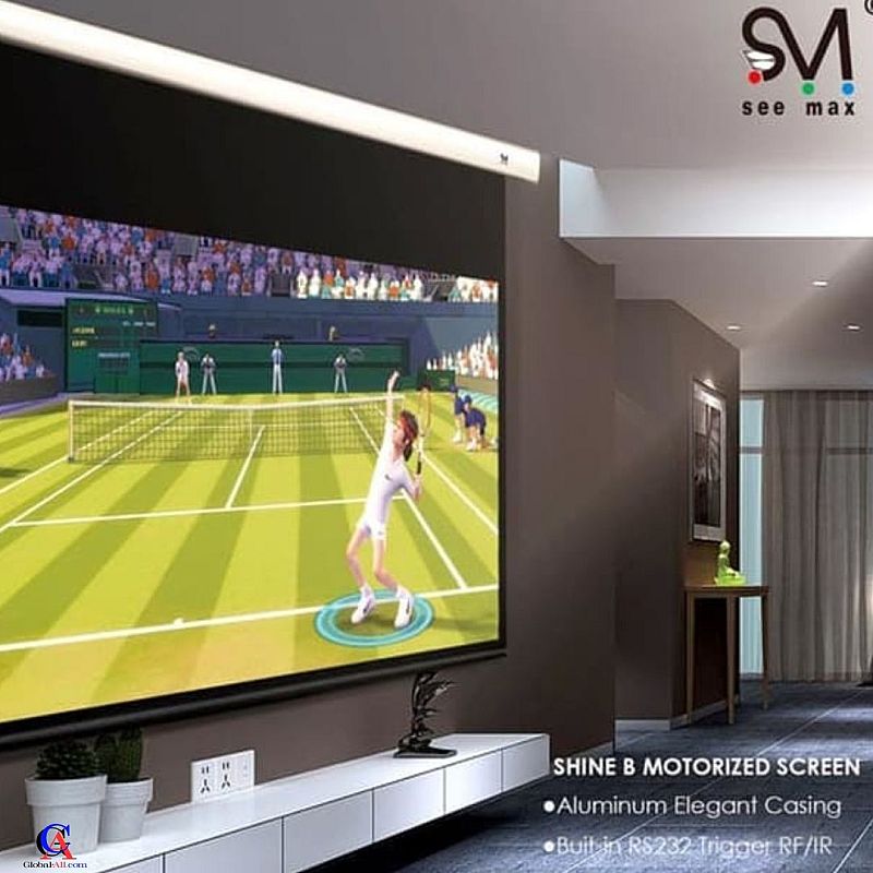 SCREEN SEEMAX MOTORIZED 120 INCH SB SQ120Vi