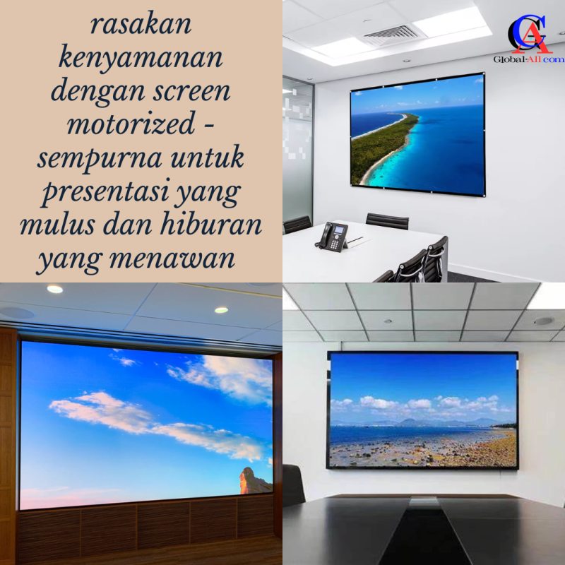 OPTIMA MOTORIZED SCREEN 60 INCH - REMOTE