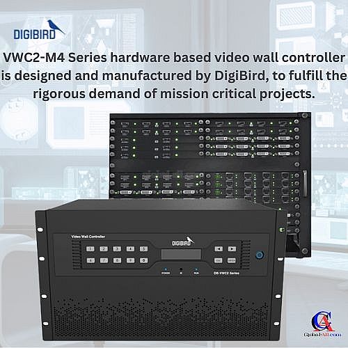 Video Controller DIGIBIRD VWM M4 FR8K 16 IN 12 OUT :  Kontrol Video Wall Digital Signage Profesional Anda dengan Mudah dan Presisi!