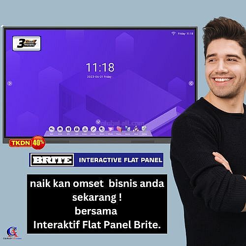 Brite BC86B : Tingkatkan Bisnis Anda 2x Lebih Cepat Dengan Teknologi Presentasi Interaktif