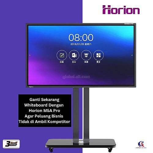 Horion M5A Pro 65 Inch - Masih Pakai Whiteboard ? Kompetitor Anda Sudah Pindah ke Era Digital !