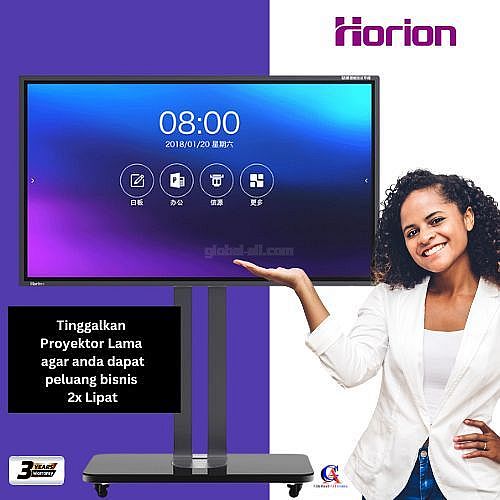 HORION M5A Pro 75 INCH - Tinggalkan Proyektor Lama Anda Saat nya Naik Level Bisnis Anda