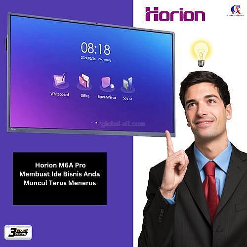Horion M6A Pro 75 - Papan Kolaborasi Cerdas Untuk Bisnis Tanpa Batas