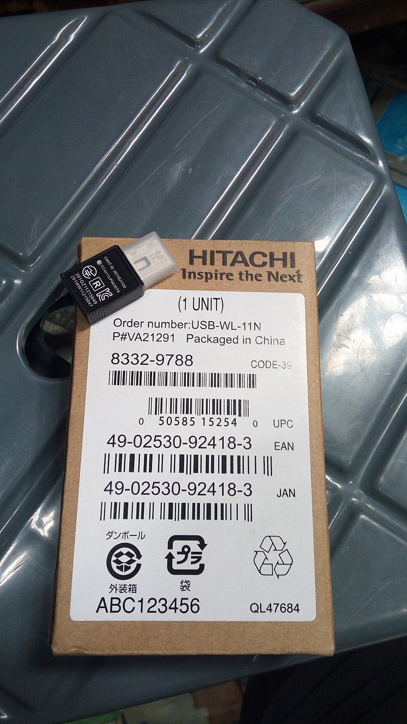 WIRELESS DONGLE HITACHI USB WL11N